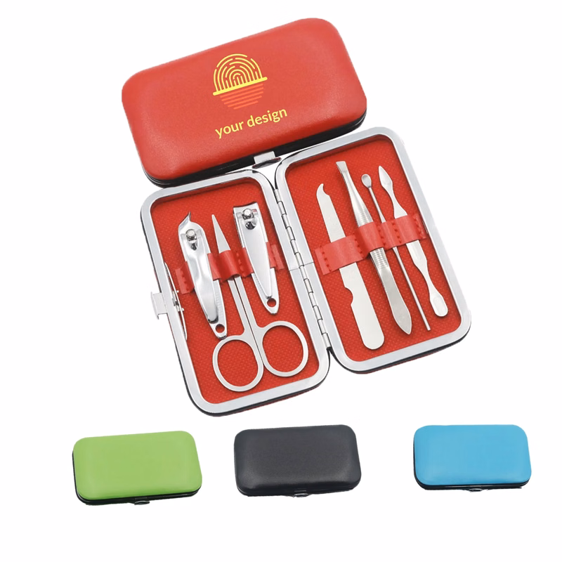 7-Piece Manicure Nail Clipper Sets Full Color Print