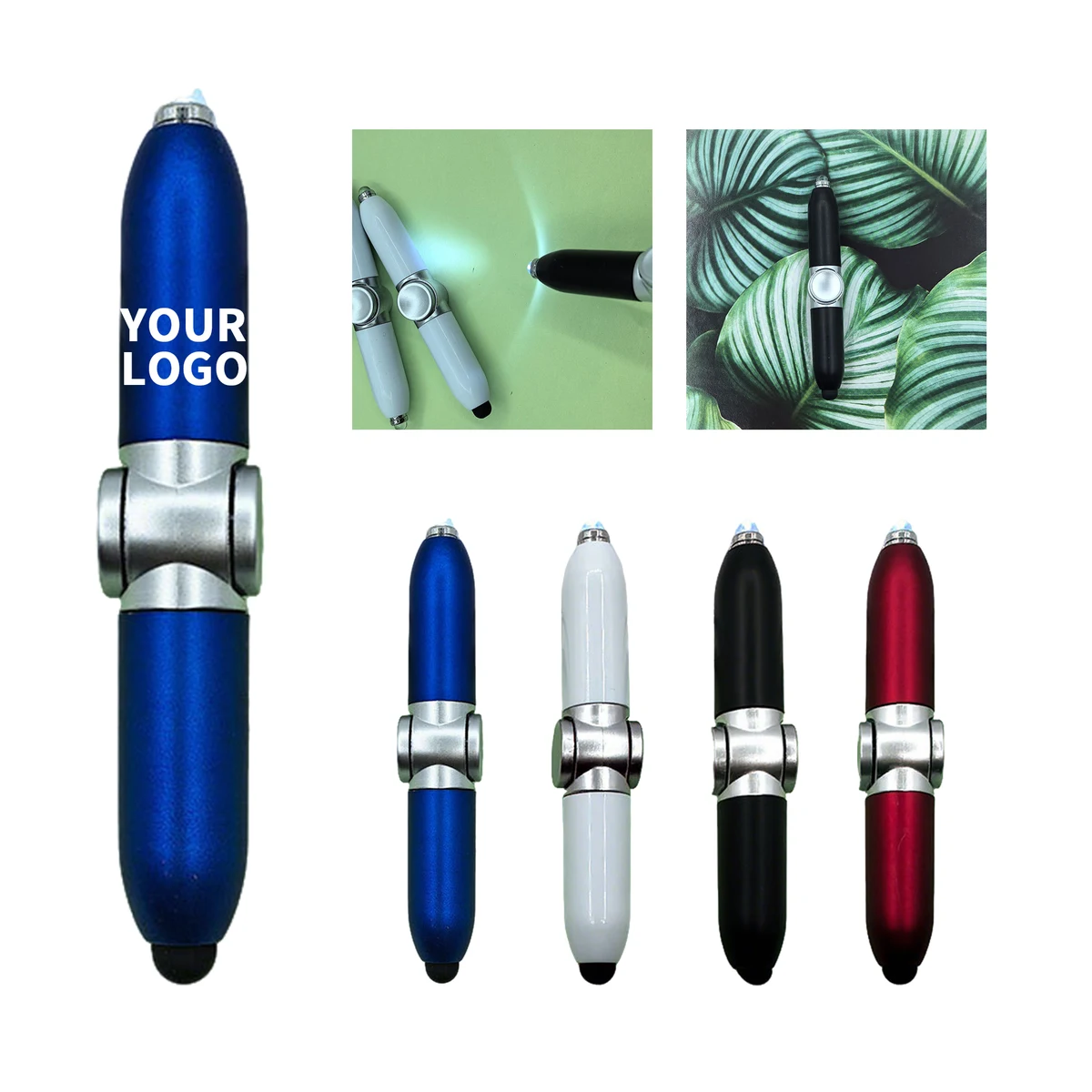 LED Ballpoint Pen With Spinner For Focus And Writing 1