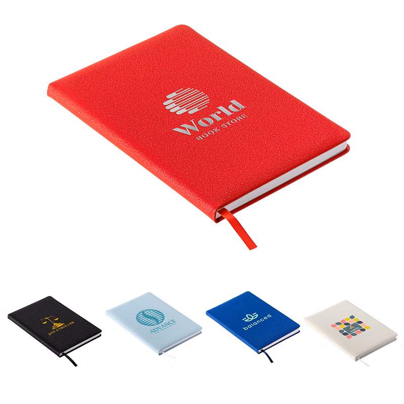 Draftsman Padded Hardcover Journal with Grid-Lined Paper