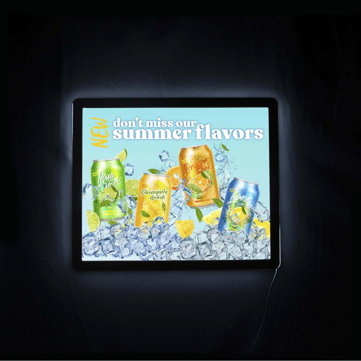 18"W x 15"H Luxe Glo Sign 1