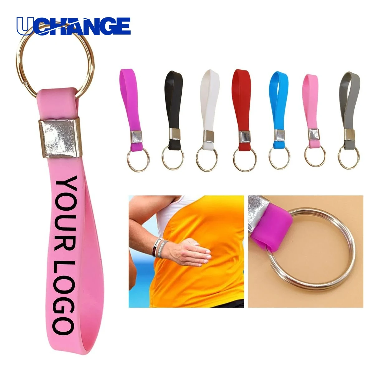 Silicone Key Ring Keychain Accessory for Daily Use 1