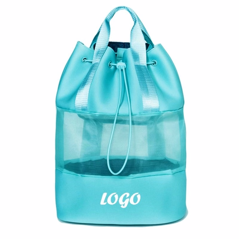 Large Beach Drawstring Backpack