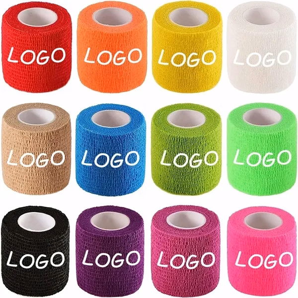 Custom Non Woven Elastic Bandage Roll 157 Inches — Self Adhesive First Aid Wrap
