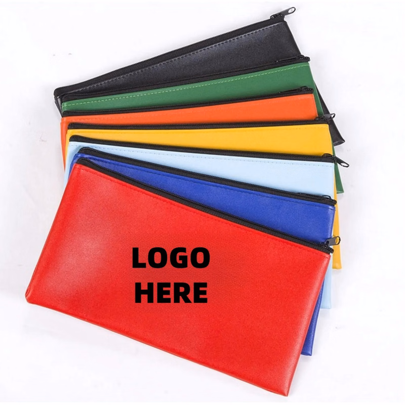 Leather Storage Bag With Zipper