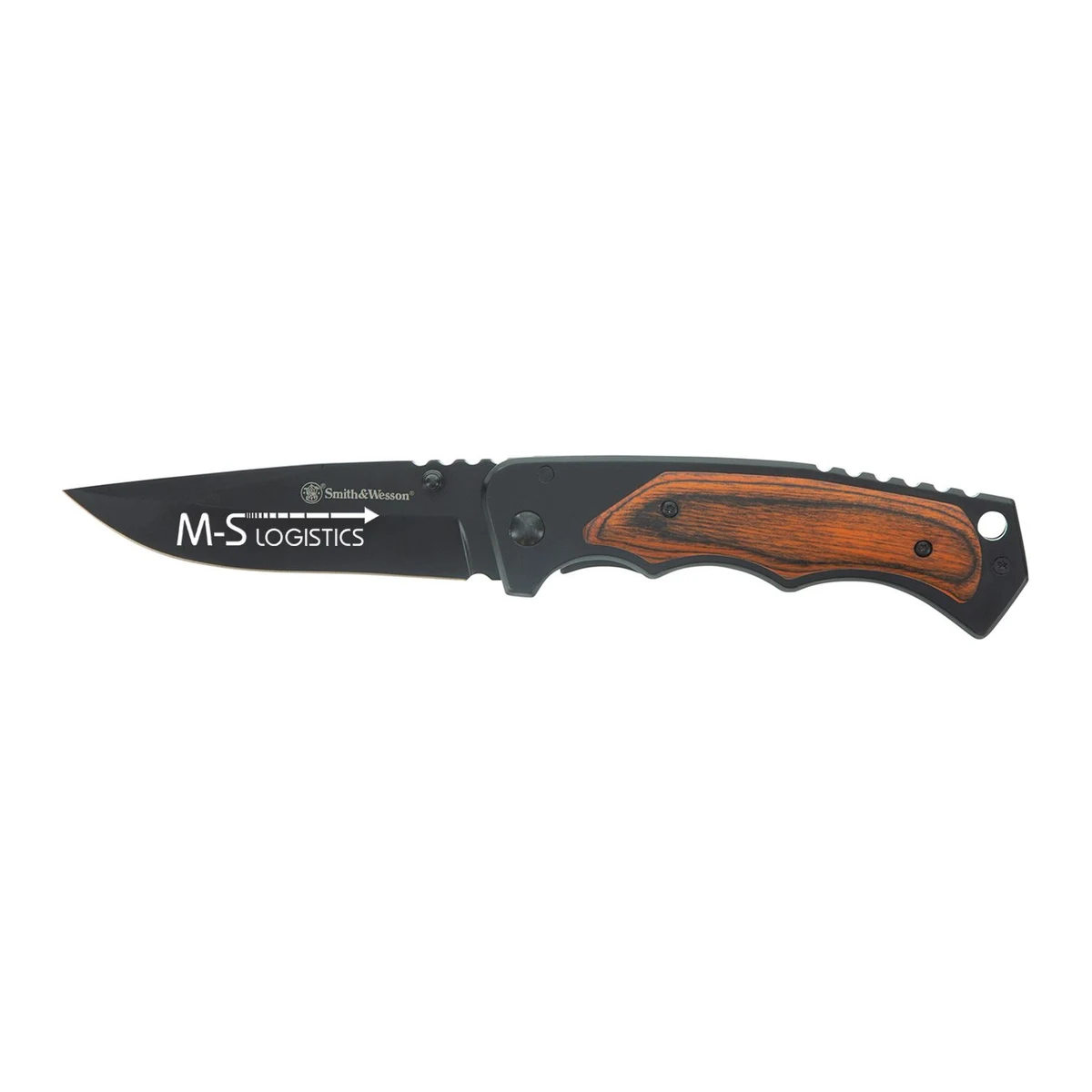 Smith & Wesson® Wood Handle Folder 1