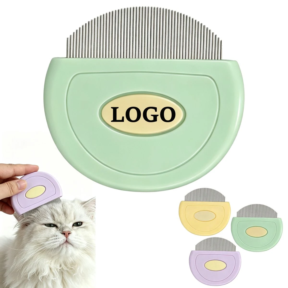 MOQ 10 Piece Pet Face Hair Comb 1