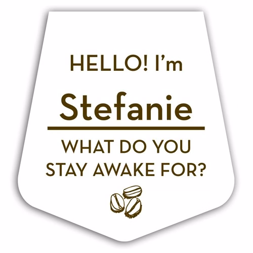 Laminated badge