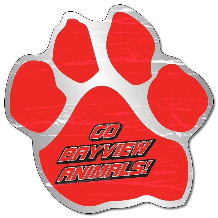 Magnet - Paw Shape (5.75x5.75) - Outdoor Safe 1