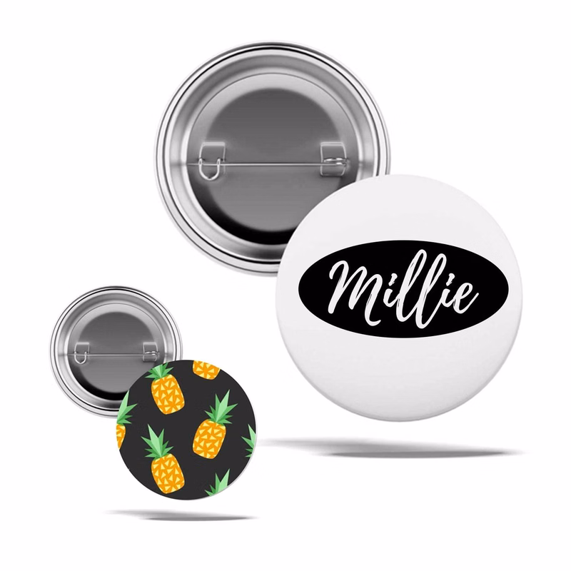2.5" Inch Round Custom Button