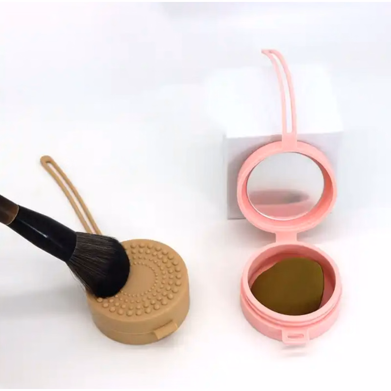 Makeup Sponge Holder With Mirror