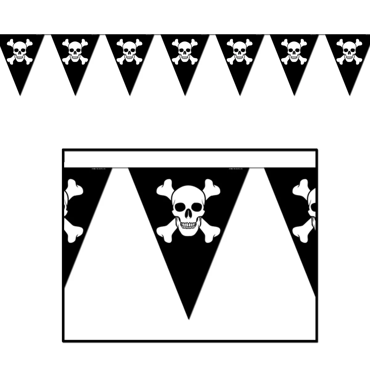 Jolly Roger All Weather Pennant Banner 1
