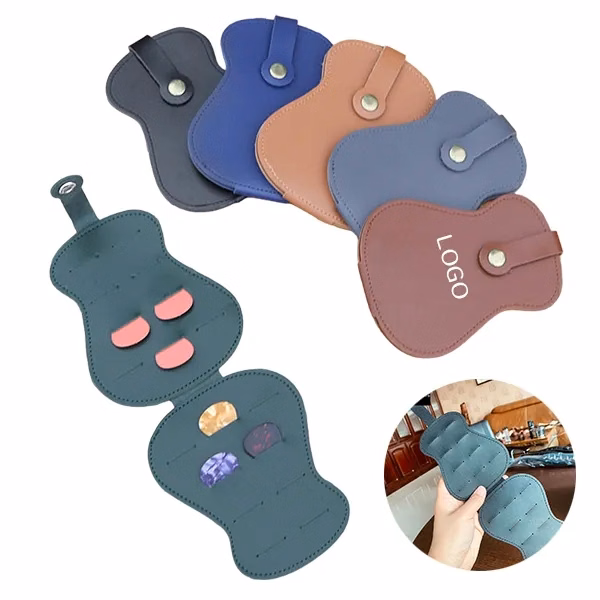 High Capacity Guitar Pick Holder with Storage Pouch