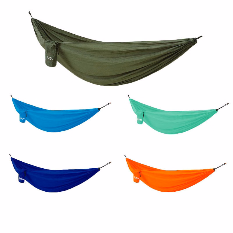 All-in-one camping hammock with mosquito net and anti-rollover design