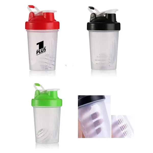 14OZ Gym Protein Shaker Water Bottles 1