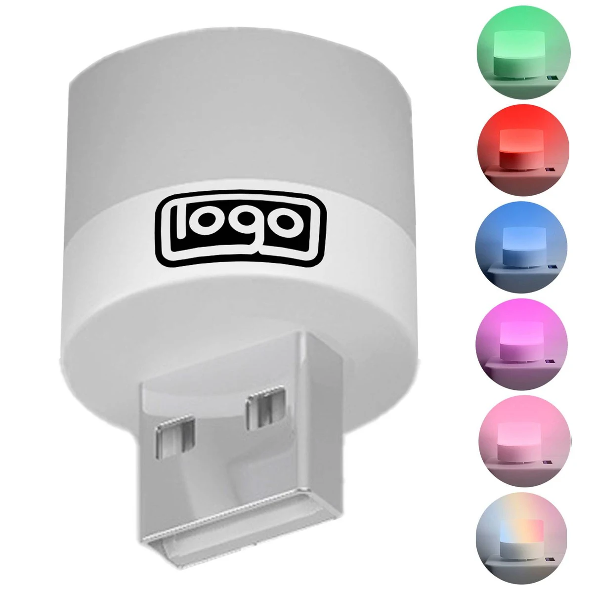 USB Seven Color Night Light 1