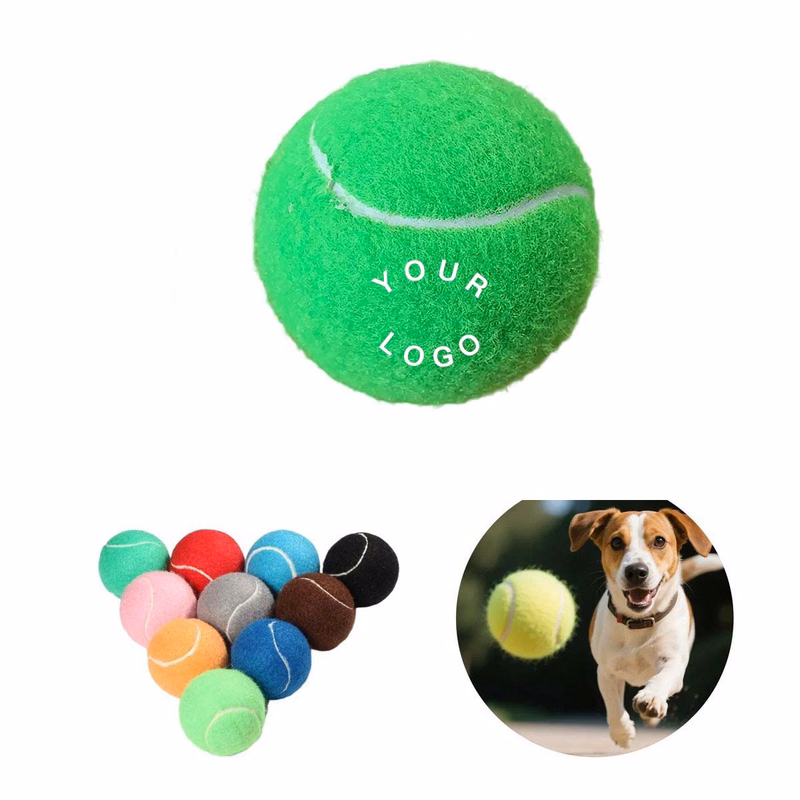 Durable Rubber Tennis Ball Toy for Pets