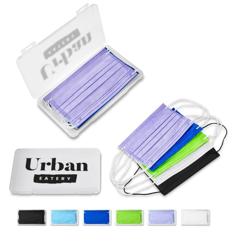 5 Color Mask Set in Clear Frosted Case 1