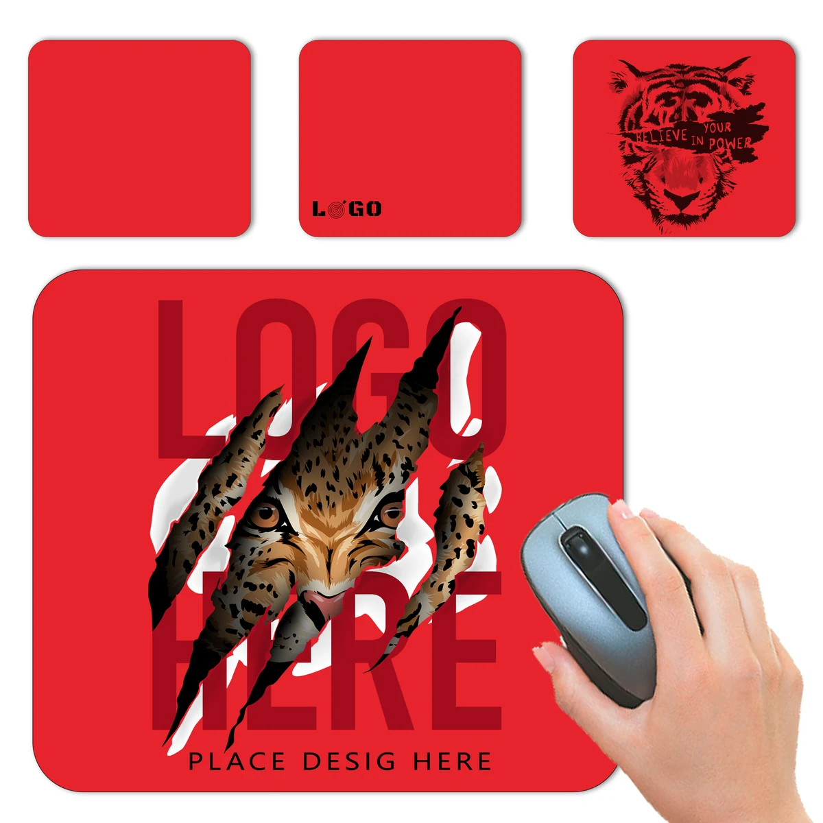 17.72" x 15.75" Full Color Mouse Pad MOQ 100PCS 1