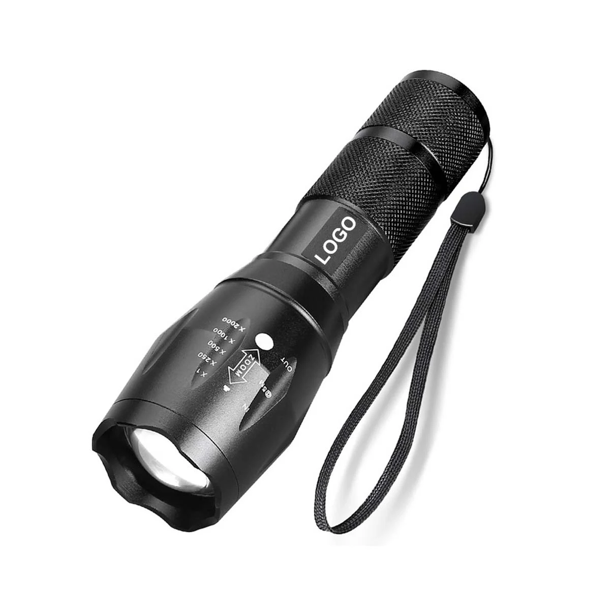 Zoomable Tactical Flashlights with High Lumens 1