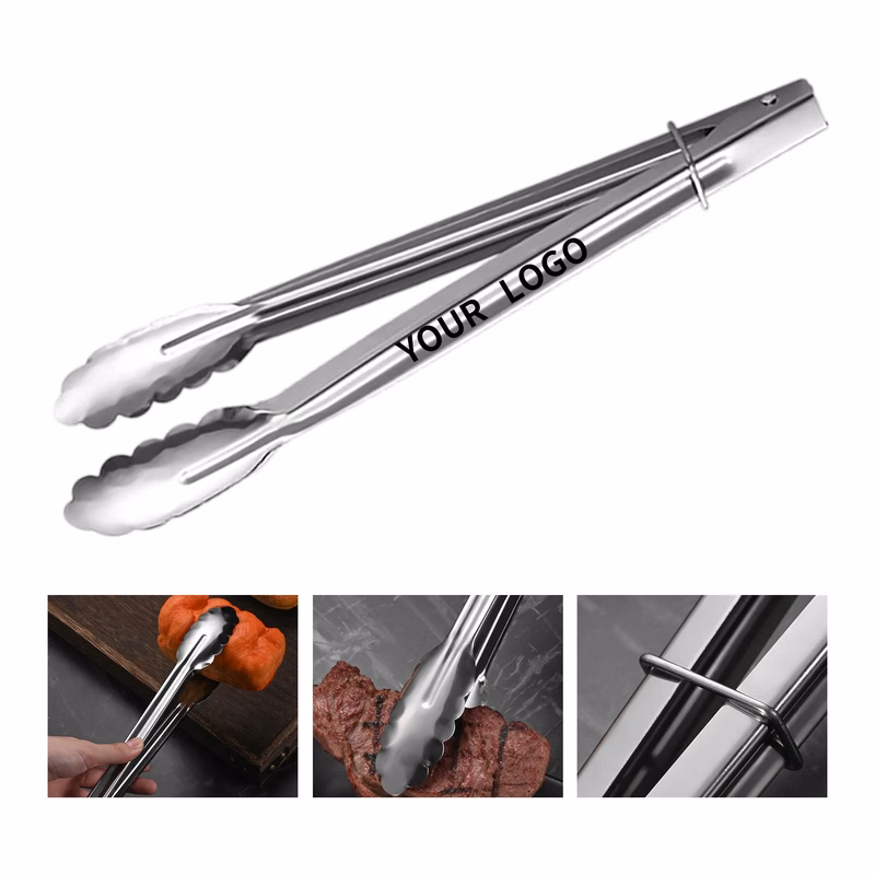 Stainless Steel BBQ Grilling Tongs