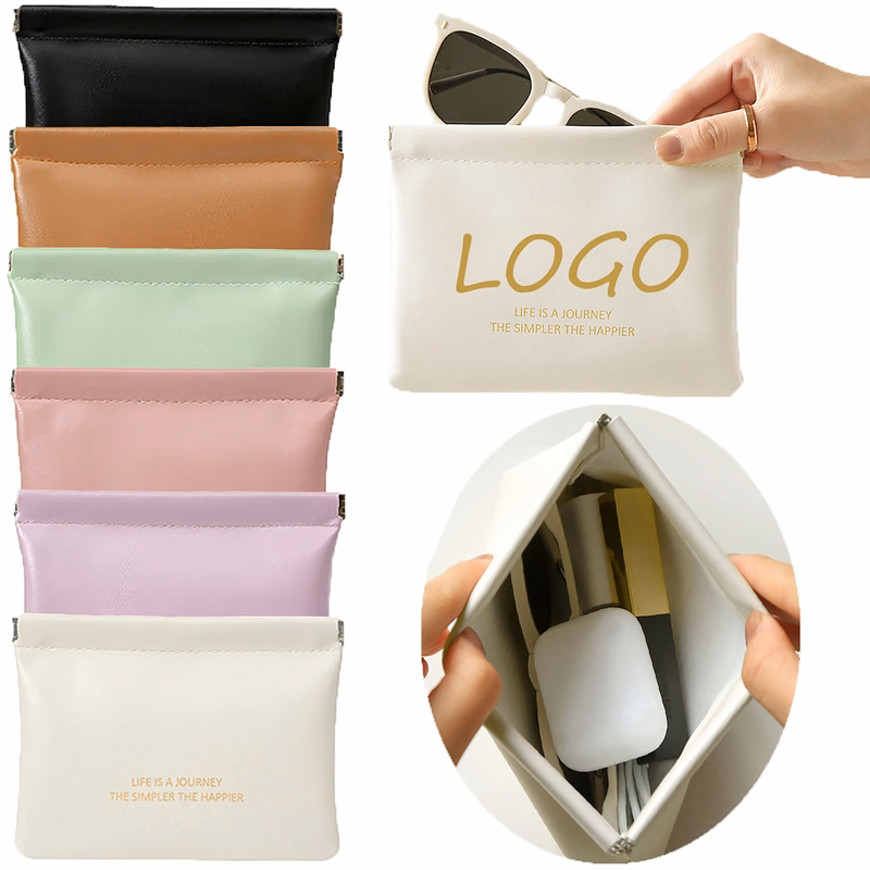 MOQ 100pcs Metal Clips Multifunctional Storage Makeup Bag