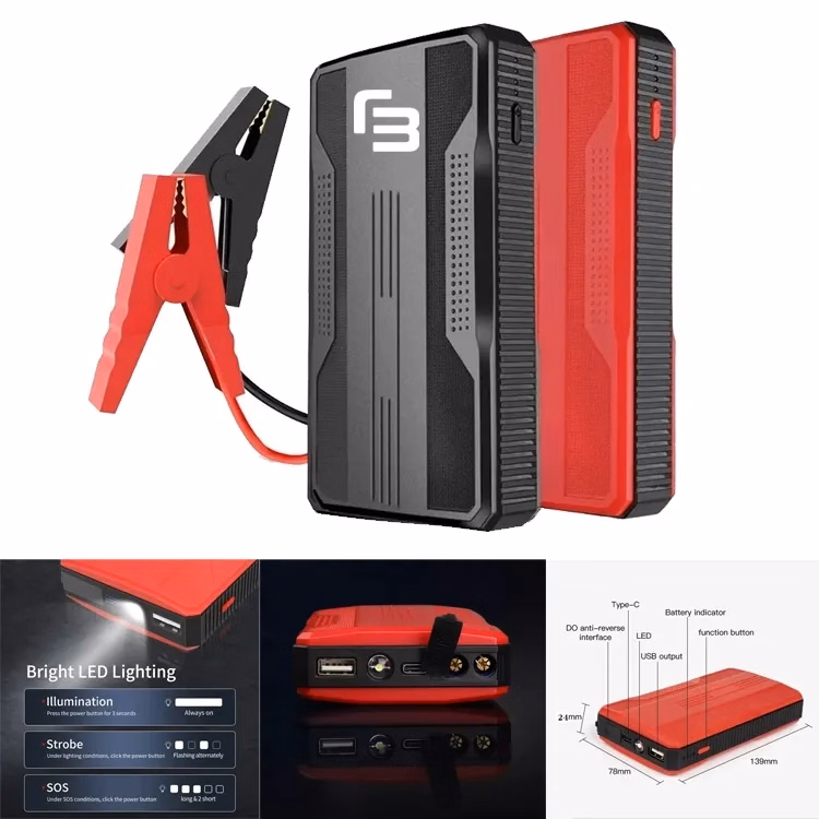 10000mAh Power Bank Car Jump Starter with Logo