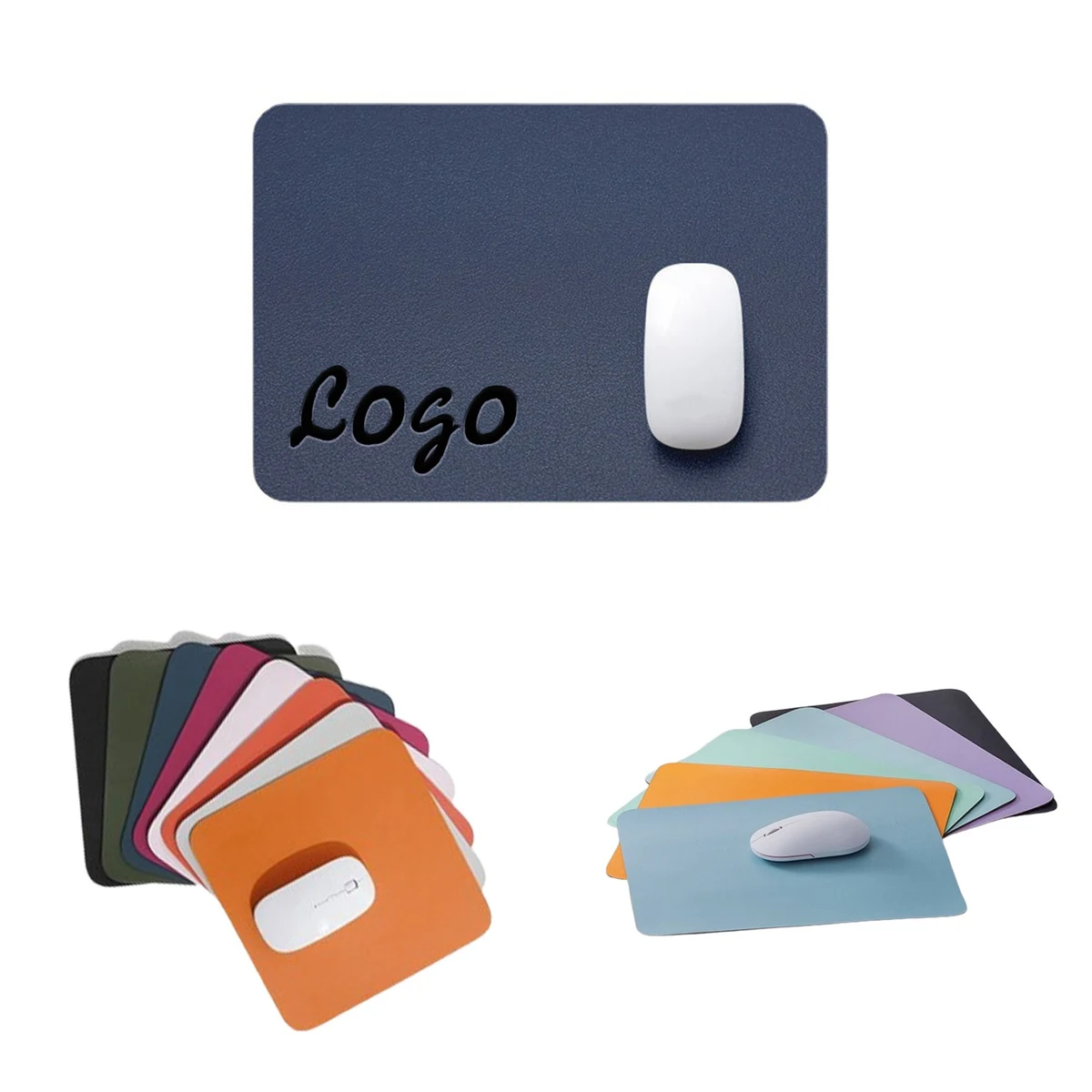 Customizable Leather Advertising Mouse Pad 1