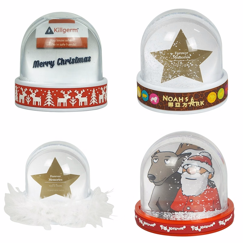 Acrylic Snow Globe Photo Frame