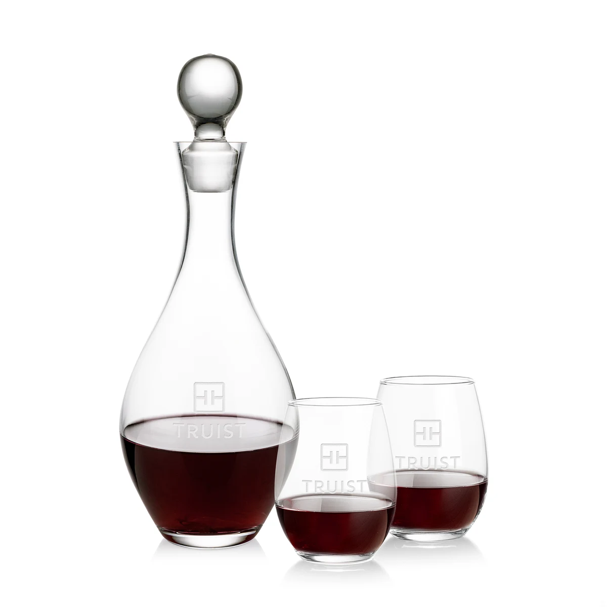 Briarwood Decanter & Stanford Stemless Wine Set 1