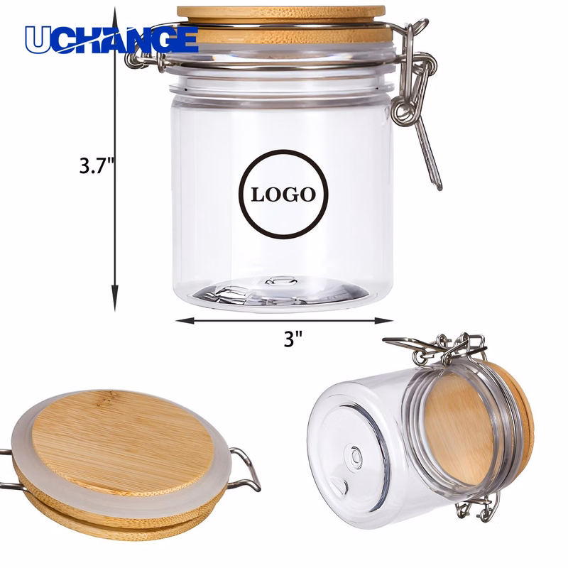 Plastic Airtight Storage Jar Ten Ounce