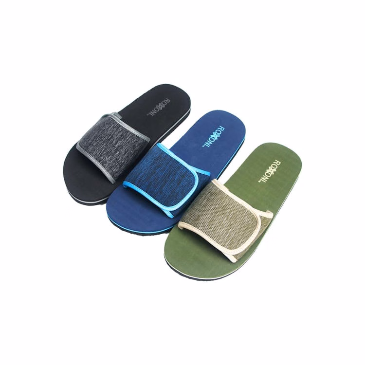 Men's Open Toe Slipper Sandals for Indoor/Outdoor Assorted S-3XL