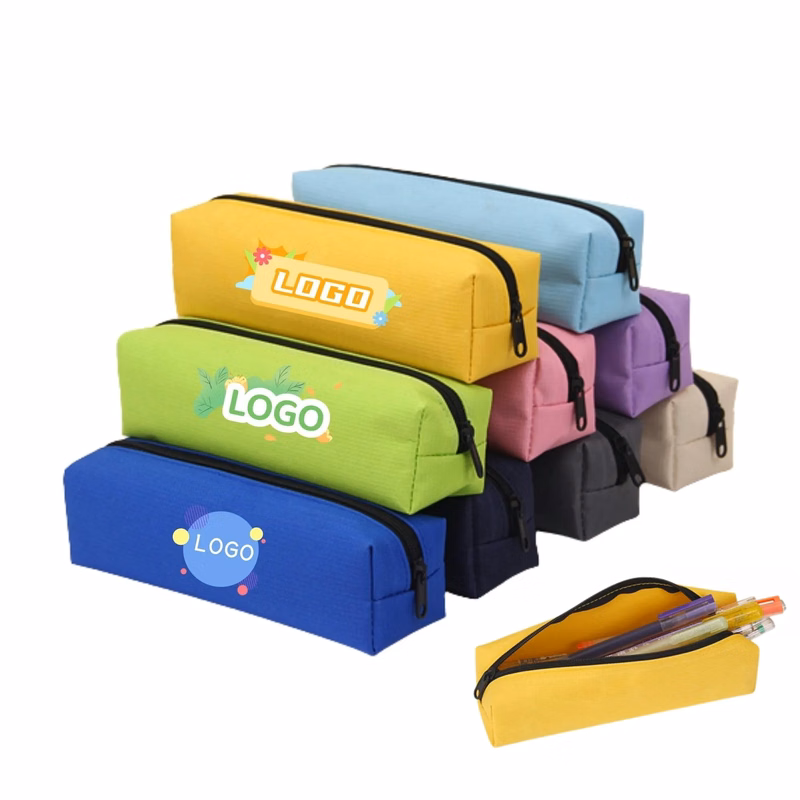 MOQ 50 Oxford Colorful Pencil Bag