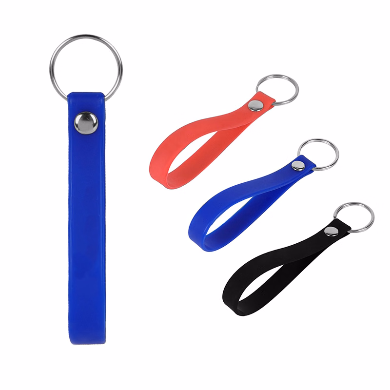 1/2'' Silicone Bracelet Keychain