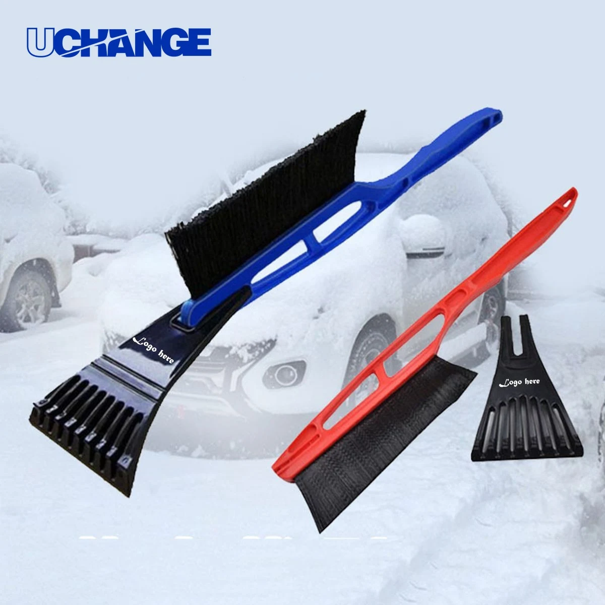 Dual-Function Ice and Snow Brush Handle 1