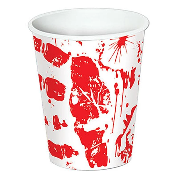 Bloody Handprint Beverage Cups 1