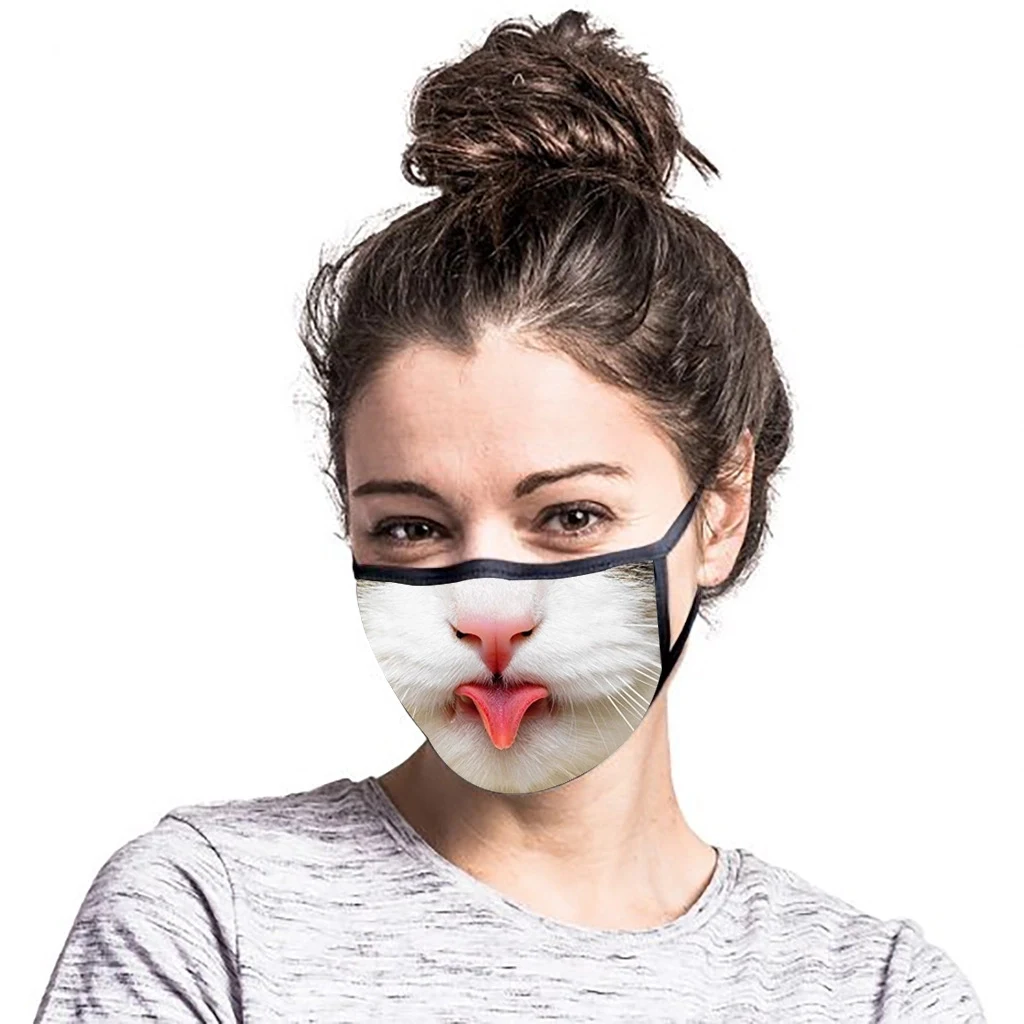 3 Layers Polyester/cotton Sublimation Face Mask 1