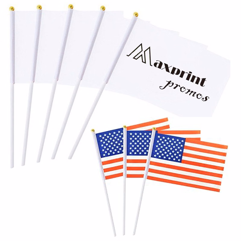 Custom Double-sided Hand Flag