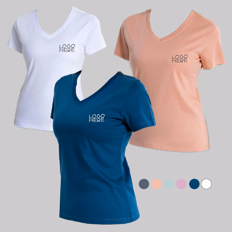 Ladies' Relaxed V-Neck T-Shirt