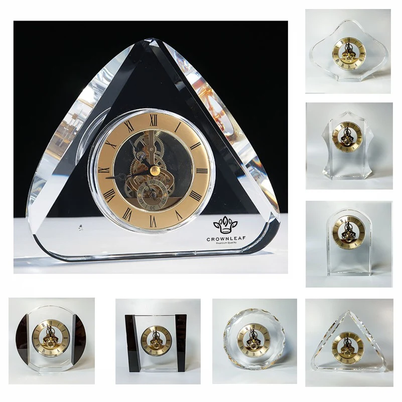 Mantel Desk Shelf Clock Crystal Table Clock Household 1