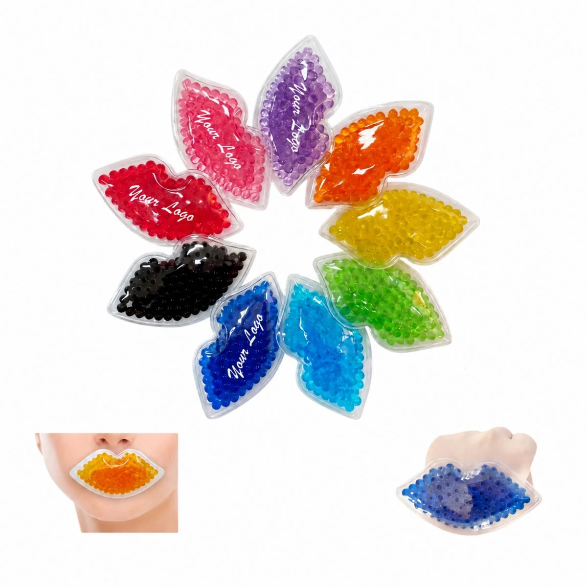 Lip Shaped Gel Ice Pack 1