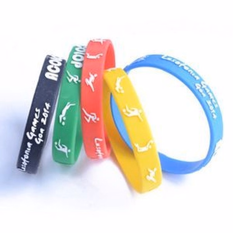 Embossed & Printed Silicone Bracelet