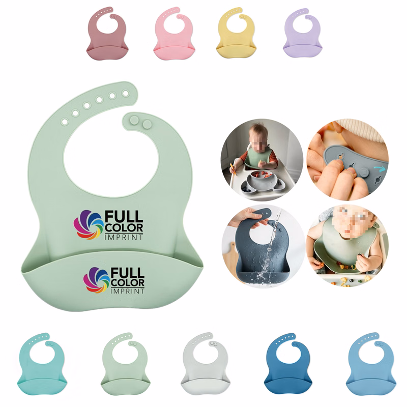 Adjustable Waterproof Toddler Feeding Bib