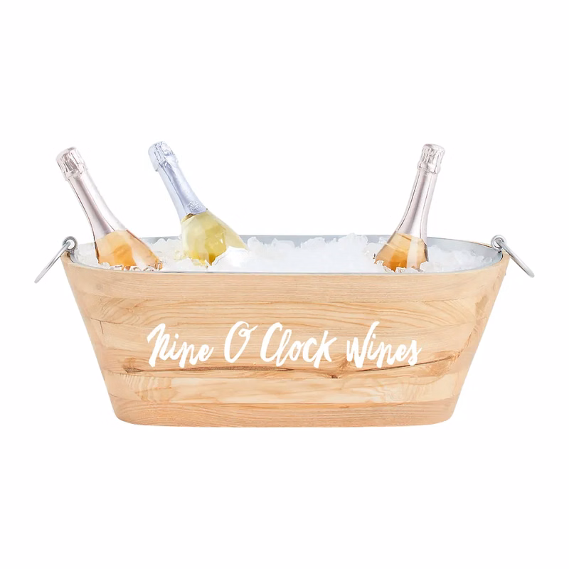 Ash Wood Beverage Tub