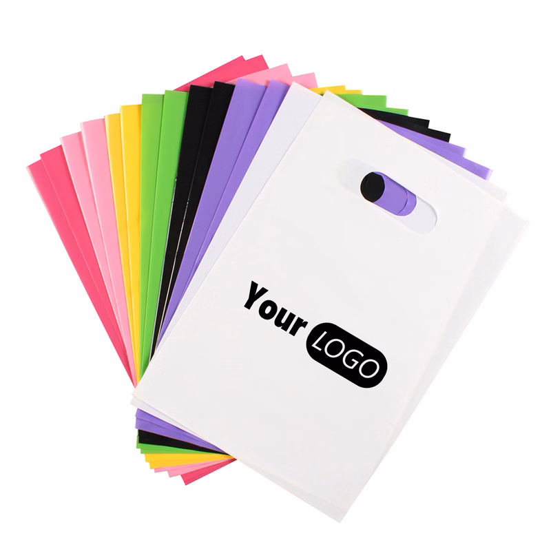 Colorful Plastic Shopping Bags with Handle