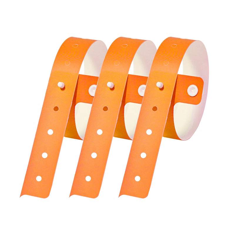 Premium Plastic Secure Snap Wristbands