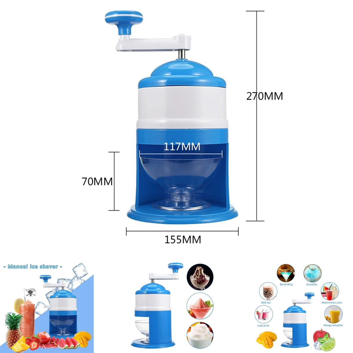 Household Easy Ice Shaver Crusher 1