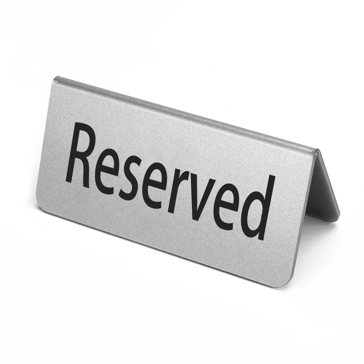 Custom Acrylic Reserved Table Sign 1