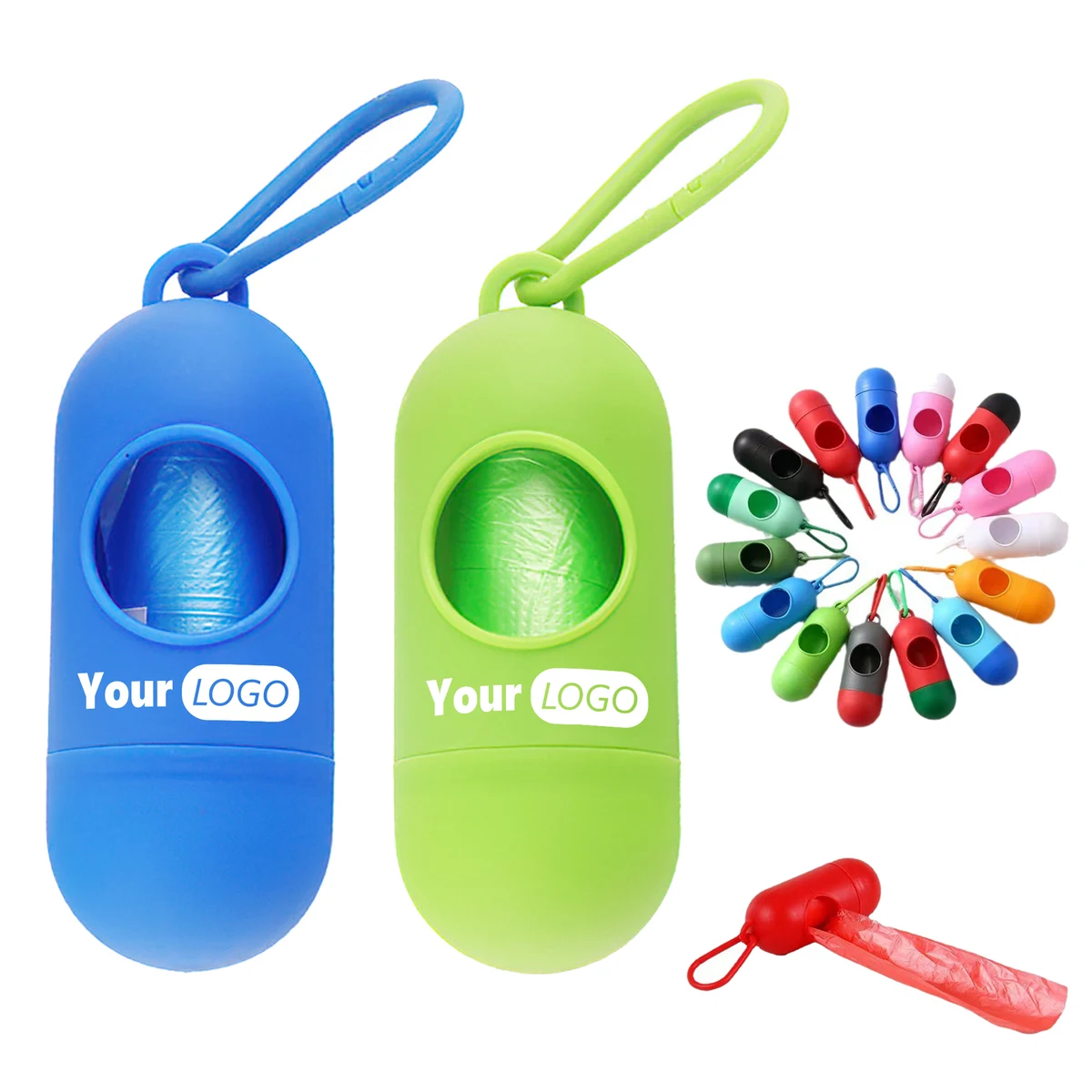 Pet Waste Bag Dispenser With Leak-Proof Bags 1