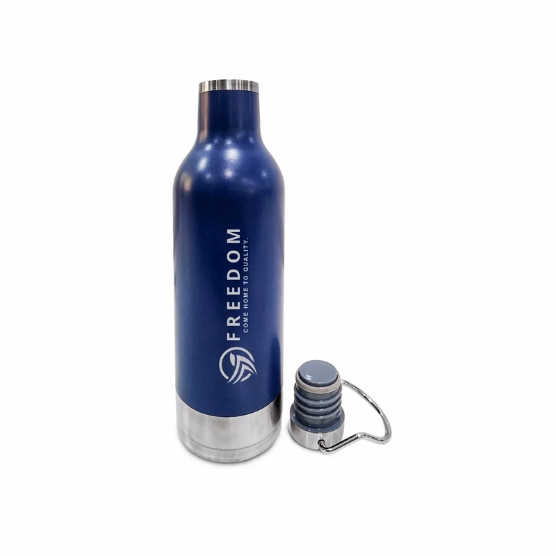 Personalized Stainless Steel Sports Bottle - Hot & Cold Camp