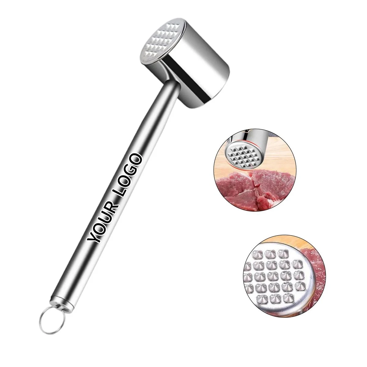 Durable Meat Tenderizer Tool with Comfortable Handle 1